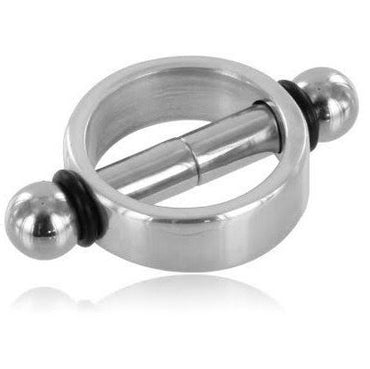 METAL HARD - DelighToys Metal Hard Magnetic Nipple Clamps Pair
