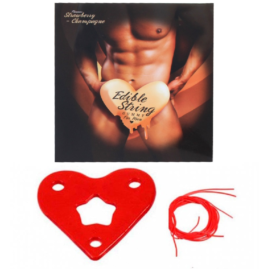 SECRETPLAY - DelighToys Edible Gummy Thong – Strawberry Flavor Cava
