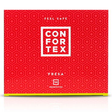 Confortex Strawberry Flavoured Condoms Box of 144 – Condoms – product photo 2