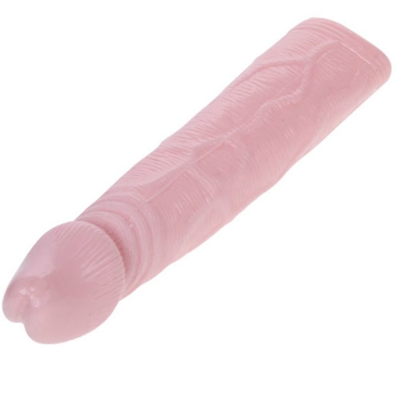 Add 33% more length with Baile Vibrating Dildo Extension featuring a vibrating tip. Ships UK & EU. Order now to enhance size and sensation!6