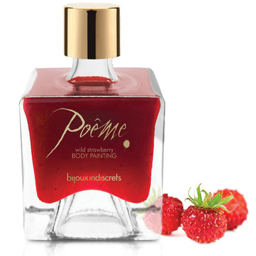 Bijoux Poeme Edible Body Paint Wild Strawberry 50g – Sex Toys – product photo 2