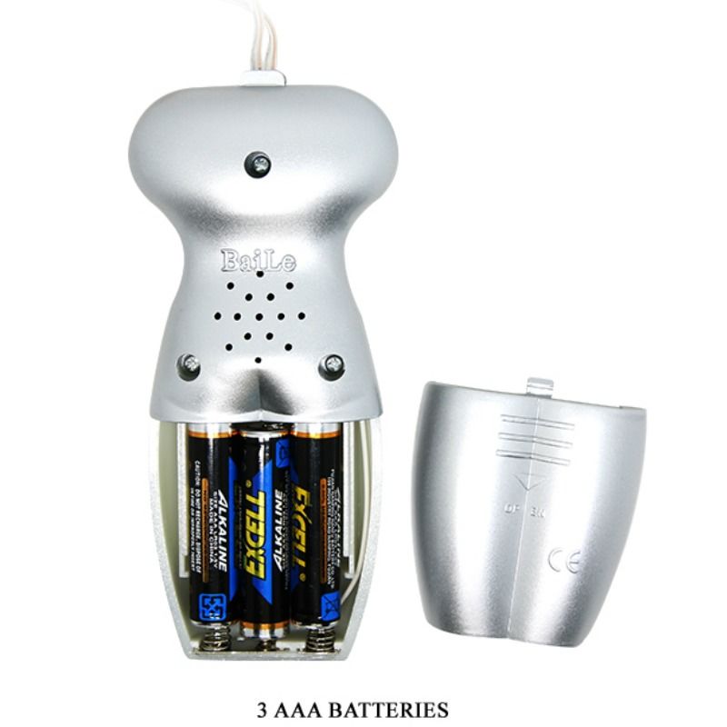 Baile's Vagina Anus Masturbator offers a lifelike experience with textured interiors, vibrating bullets, and a voice system controlled by an exclusive remote.6