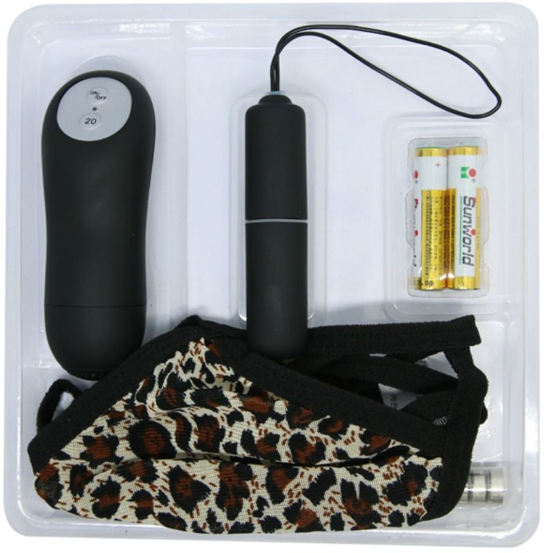 BAILE - Thong with Remote Controlled Vibrating Bullet by DelighToys