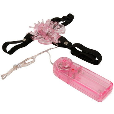 Enjoy hands-free pleasure with Baile Harness Multispeed Vibrating Butterfly. Adjustable fit, remote control. Ships UK & EU. Order now for tailored stimulation!2