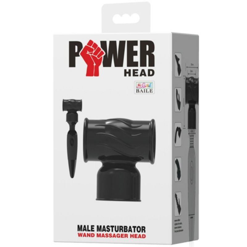 BAILE - Power Head – Interchangeable Attachment Male Massager by DelighT