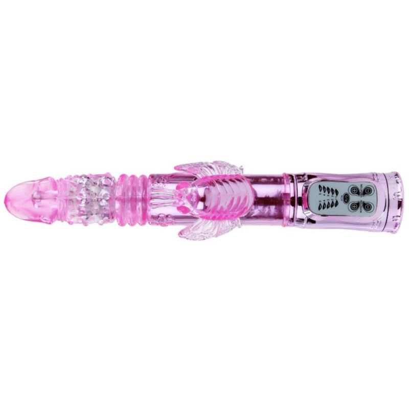 BAILE - Rechargeable Vibrator Rotating and Throbbing Butterfly Stimula