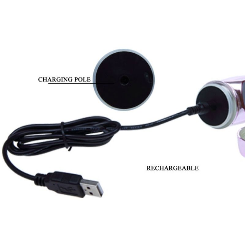 BAILE - Rechargeable Vibrator Rotating and Throbbing Butterfly Stimula