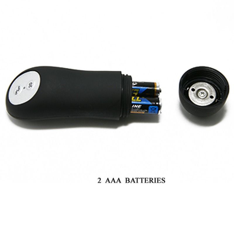 Baile Vibration Butt Plug offers 11.6cm of anal stimulation with remote-controlled vibration. Made of PVC for firm, fulfilling pleasure in a sleek black design.9
