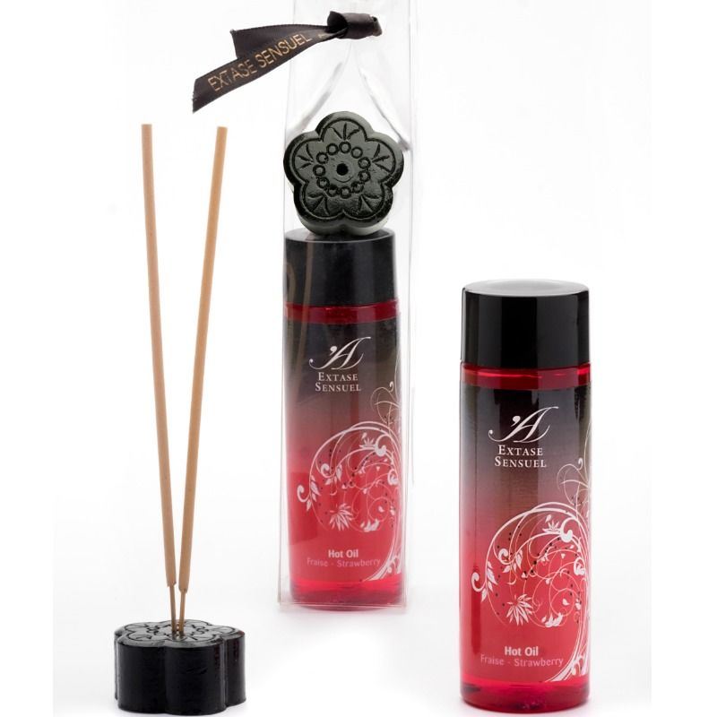 Extase Sensual - Strawberry Heat Stimulating Oil 100 Ml