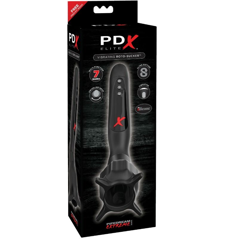 DelighToys - PDX Elite Vibrating Roto – Suction Device by DelighToys