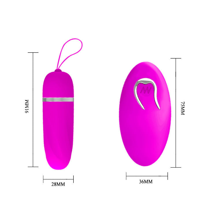 PRETTY LOVE - Debby Vibrating Egg with Remote Control by DelighToys