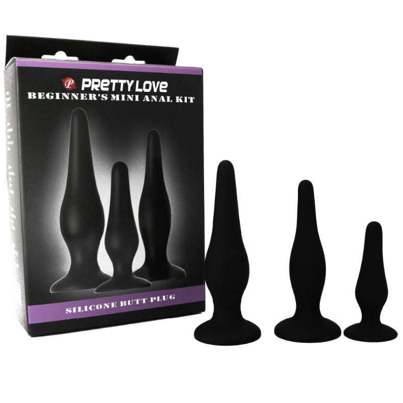 PRETTY LOVE - DelighToys – Anal Plug Silicone Starter Kit