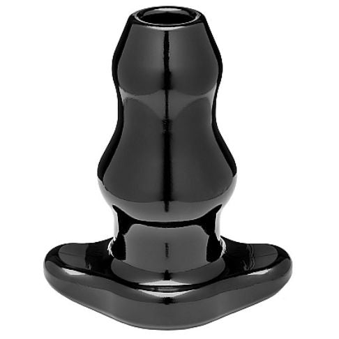 Perfect Fit Brand - Double Tunnel Plug Xl Large Black