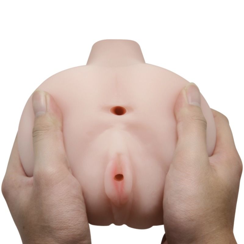 Baile Passion Lady Vagina Masturbator features lifelike texture, dual tunnels, and adjustable vibration for realistic pleasure. Easy to clean and use.4