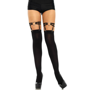 LEG AVENUE - Dual Strap Garters One Size by DelighToys