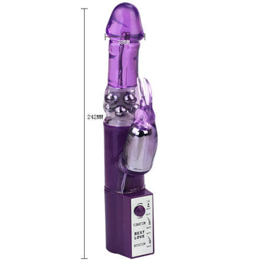 Experience dual stimulation with Baile Hot Lady Rabbit Vibrator. Rotating shaft and bunny stimulator, phthalate-free. Ships UK & EU. Order now!1