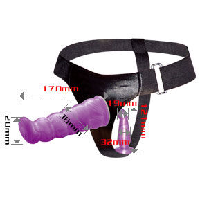 Enjoy dual penetration with Baile Anal Vaginal Harness Gpoint. Soft TPR, adjustable straps, and removable dildos. Ships UK & EU. Order now!2