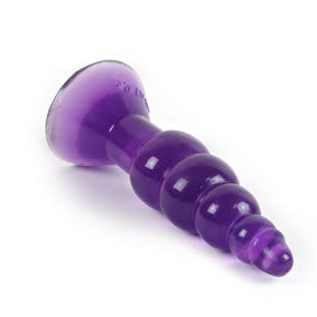 Comfortable Baile Climax Happens Anal Plug with wavy design and suction cup. Perfect for beginners. Ships UK & EU. Buy now for new anal pleasure!2