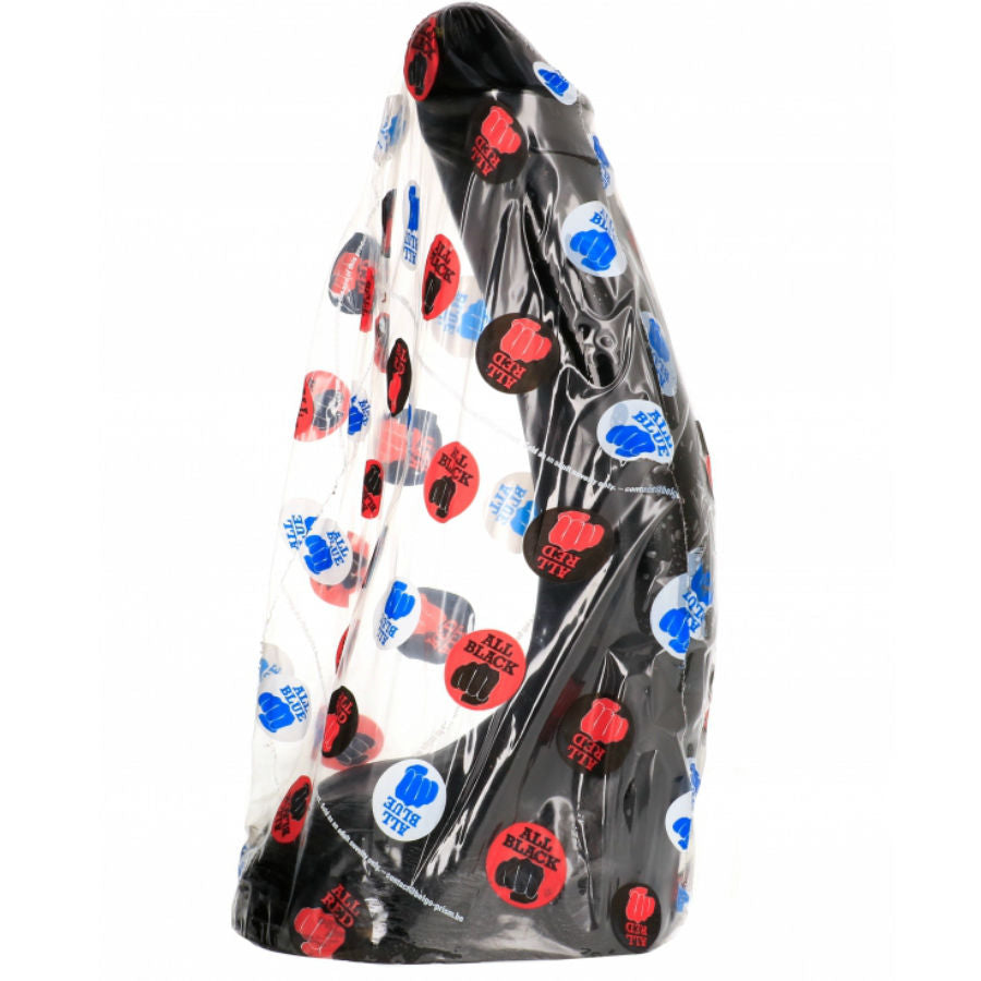 Enjoy deep satisfaction with the All Black Dildo Ultimate. Realistic head and balls, soft texture, and body-safe. Compatible with water and silicone lubricants.3