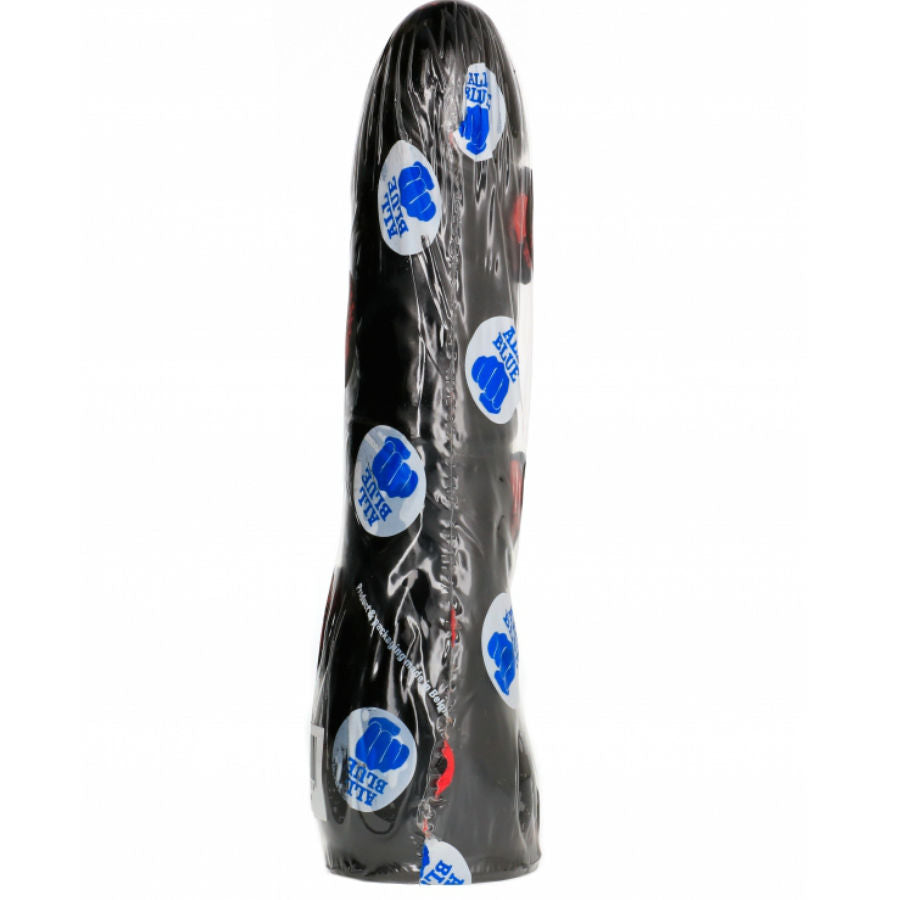 Enjoy enhanced stimulation with the All Black Curved Realistic Dildo. Ergonomic, body-safe, and perfect for intense pleasure. Compatible with water and silicone lubricants.3