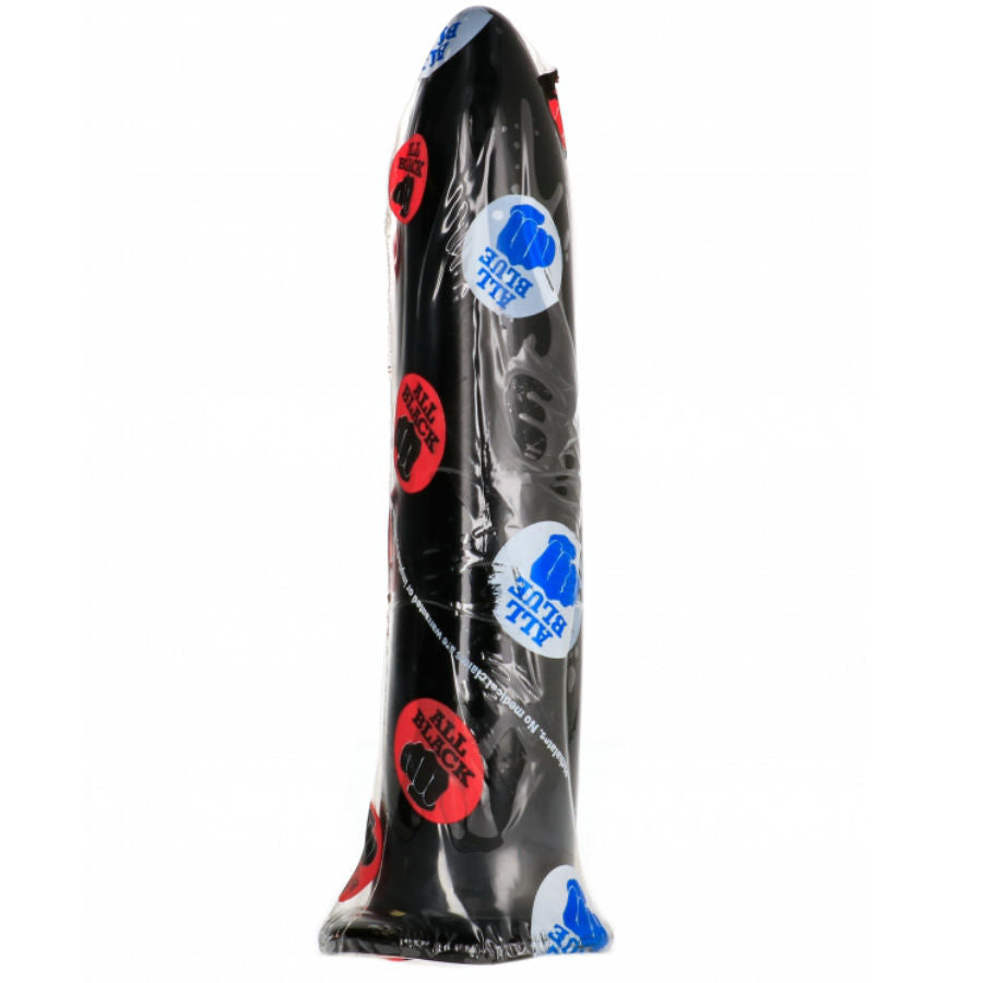 Enjoy smooth, versatile pleasure with the All Black Dilator Anal Vaginal Dildo. Body-safe, glossy design with a pointed tip. Compatible with all lubricants for easy play.3