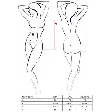 Passion Trixy Teddy Bodysuit Lingerie – Bodysuits – S/M – product photo 2