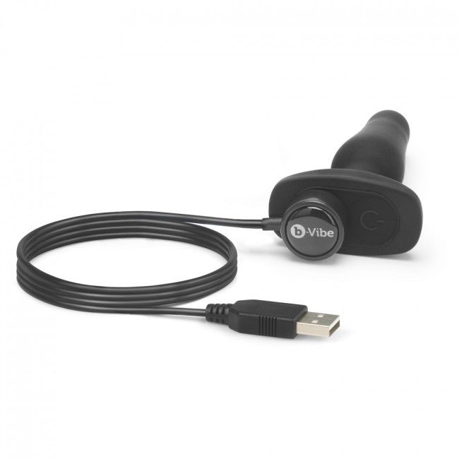 Explore anal pleasure with B-Vibe Remote Control Anal Plug Small, soft, and powerful with 15 vibration modes, 6 intensities, and USB rechargeable design.3