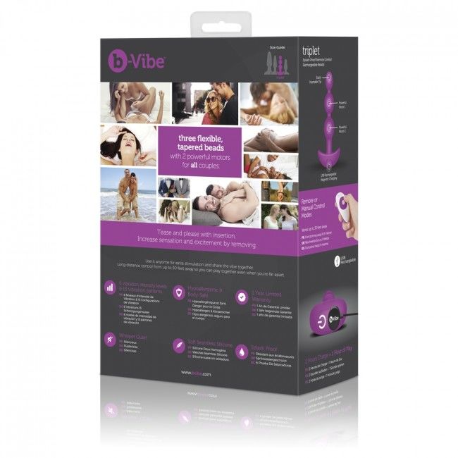 B-Vibe - Remote Control Beads Anal Plug