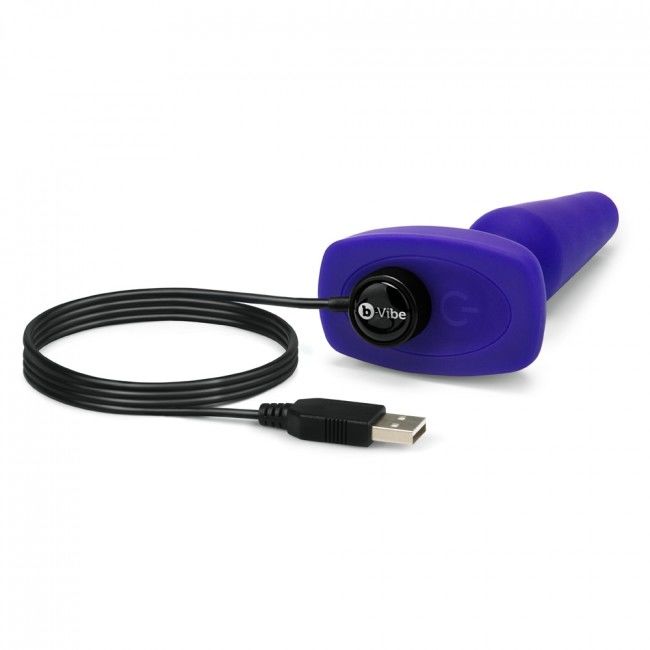 B-Vibe Trio Remote Control Plug Anal Lilac offers 3 motors, 8 intensity levels, 9 modes, remote control, and premium silicone for powerful anal pleasure—solo or with a partner.5