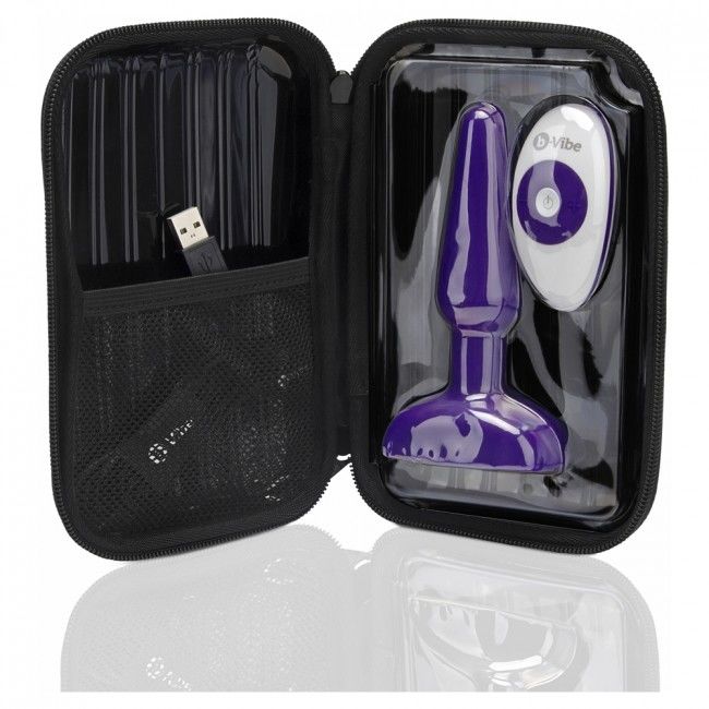 B-Vibe Trio Remote Control Plug Anal Lilac offers 3 motors, 8 intensity levels, 9 modes, remote control, and premium silicone for powerful anal pleasure—solo or with a partner.7