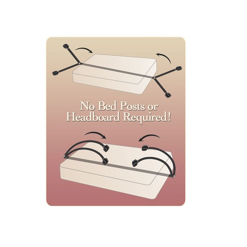 DelighToys - Bed Bindings Restraint Kit – Fetish Fantasy Series