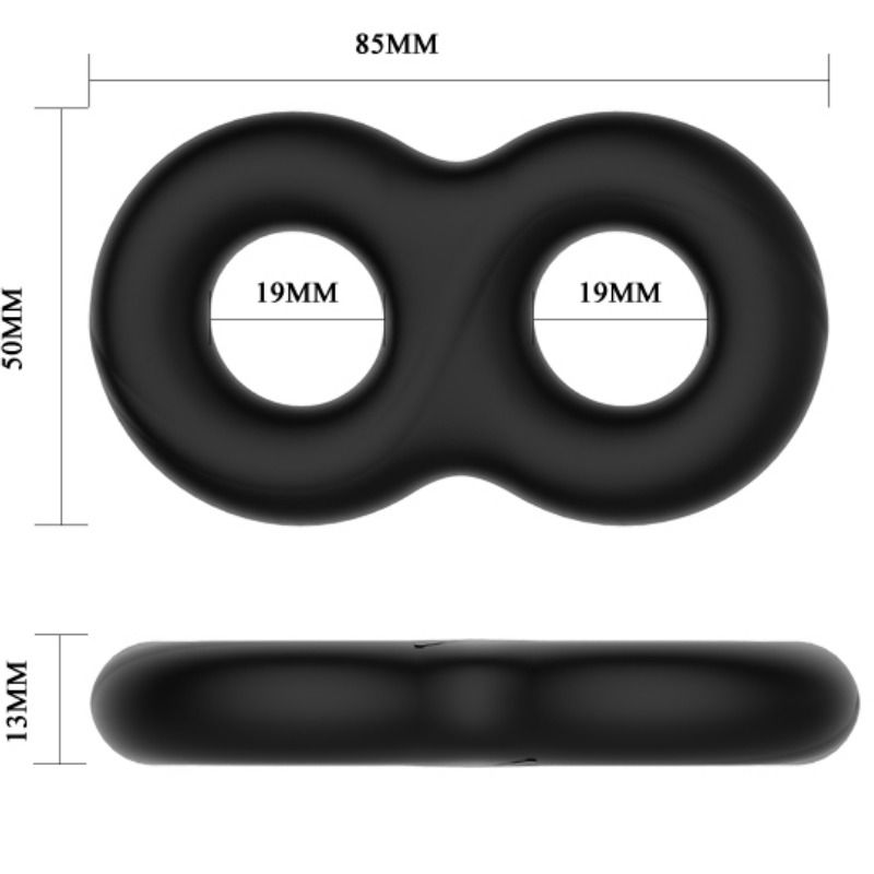CRAZY BULL - Double Medical Silicone Ring by DelighToys