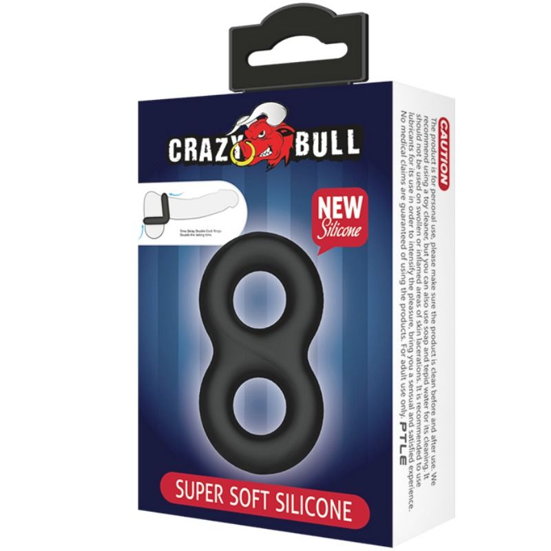 CRAZY BULL - Double Medical Silicone Ring by DelighToys