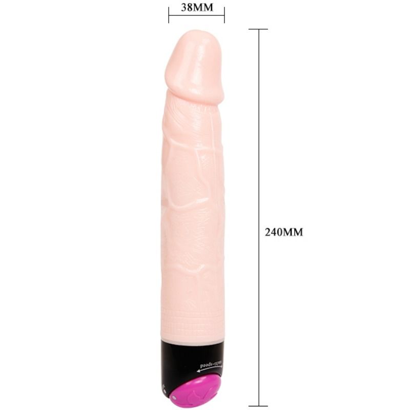 Enjoy lifelike pleasure with Baile Rotating Dildo Vibrator. PVC design with rotation and vibration. Ships UK & EU. Order now for ultimate satisfaction!3