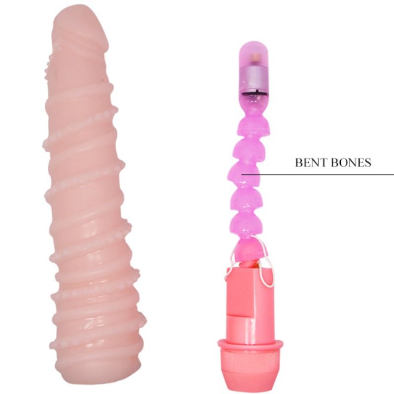 Enjoy soft, textured pleasure with Baile Flexi Sensual Spiral Vibrator. Multi-speed vibrations and realistic design. Ships UK & EU. Order now!4