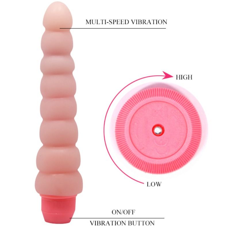 Enjoy deep anal pleasure with Baile Spine Flexible Vibrator featuring nodulated texture and multi-speed vibrations. Ships UK & EU. Order now for intense stimulation!5