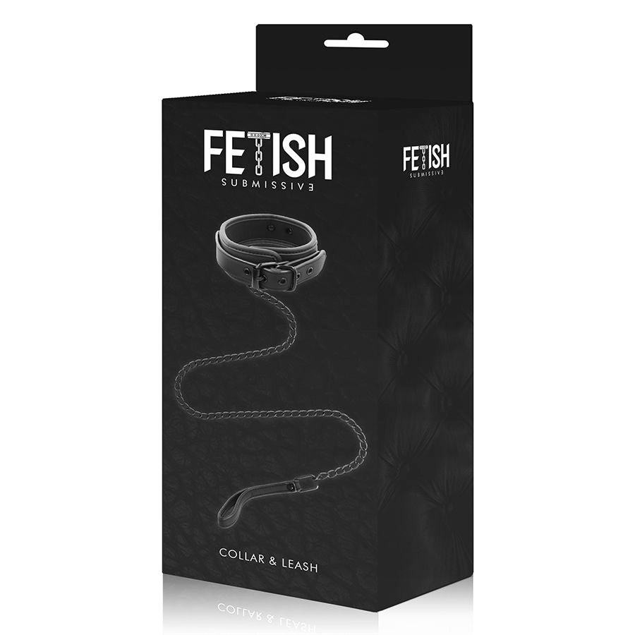 FETISH SUBMISSIVE - Neoprene Lined Chain Necklace by DelighToys