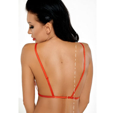 Me-Seduce Harness 13 Studded Ecoleather Body Harness – Strap-ons & Harnesses – RED L/XL – product photo 2