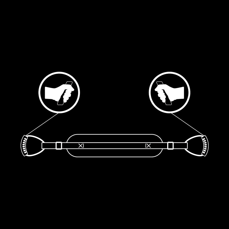 FETISH SUBMISSIVE - Adjustable Doggy Style Harness with Neoprene Lining