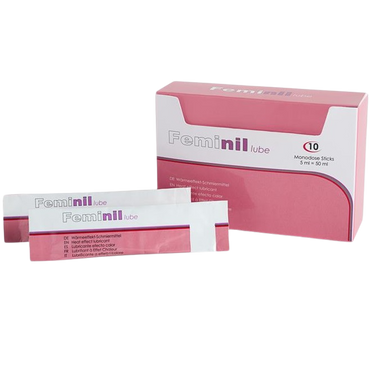 Feminilplus Warming Water-Based Lubricant - 10 Sachets of Pleasure