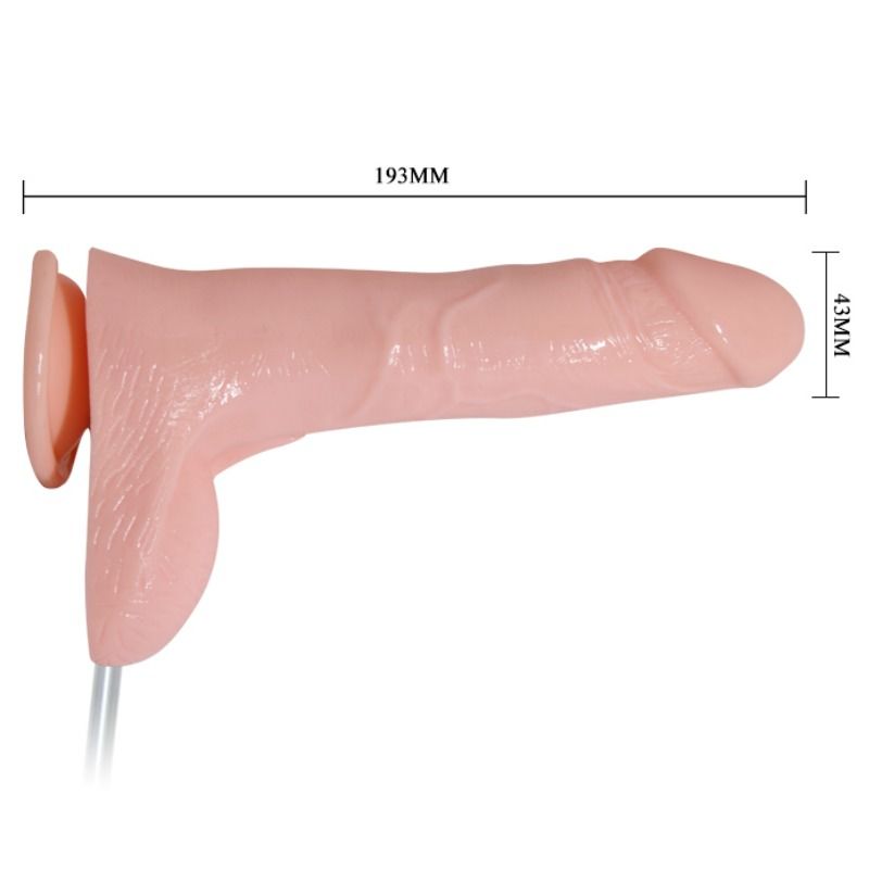 BAILE - Waterspray Vibrating and Ejaculation Function Realistic Dildo