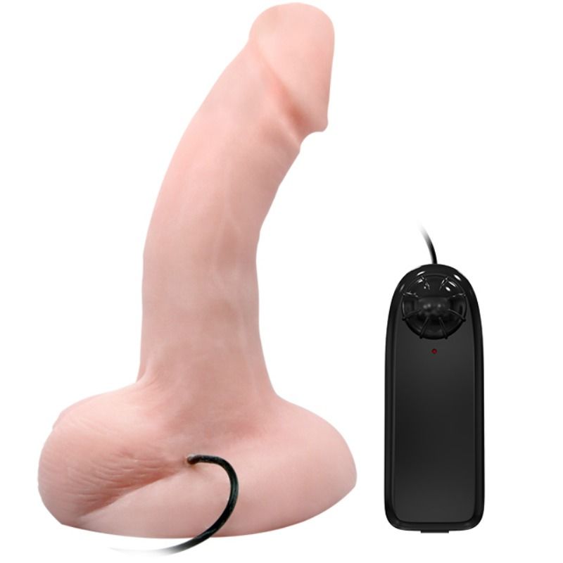 Baile Dildo Vibration Rotation Function features realistic texture, multi-speed vibration, rotation, and a strong suction cup base for hands-free pleasure.3