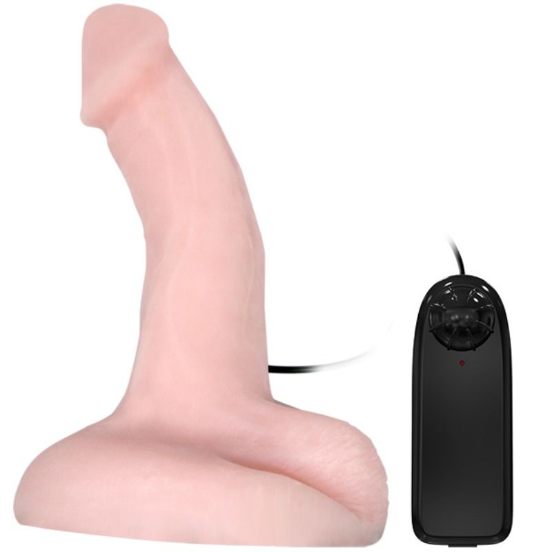 Baile Dildo Vibration Rotation Function features realistic texture, multi-speed vibration, rotation, and a strong suction cup base for hands-free pleasure.4