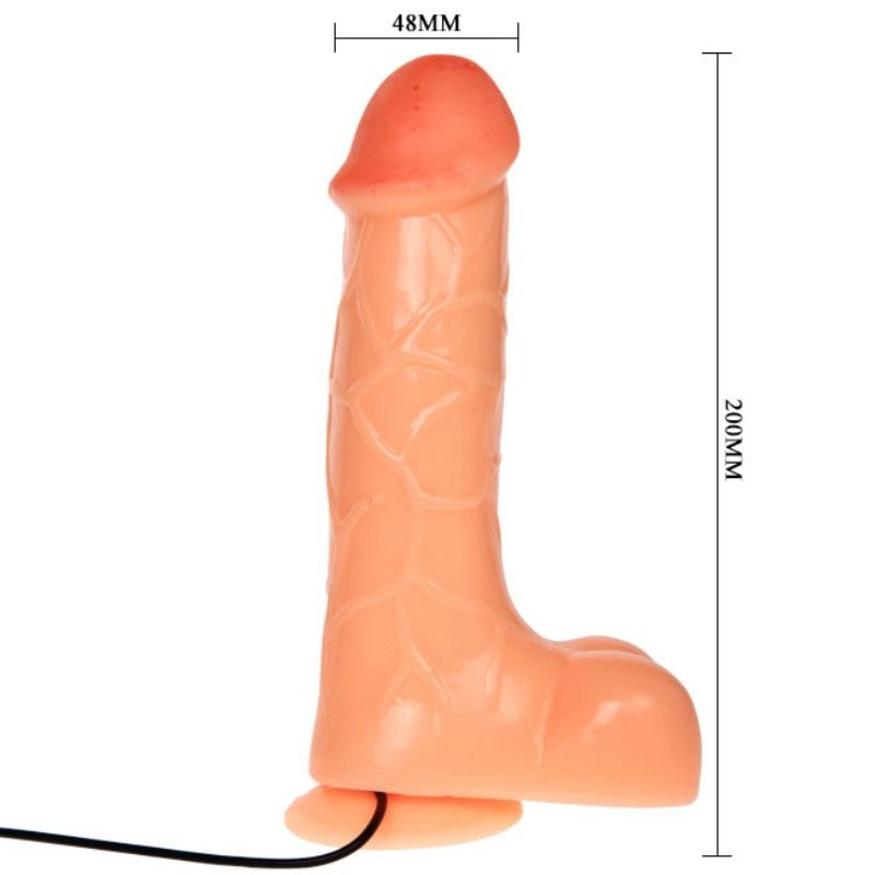Enjoy hands-free fun with Baile Emperor Realistic Dildo Vibrator. Multi-speed vibration and suction base. Ships UK & EU. Order now for ultimate pleasure!4
