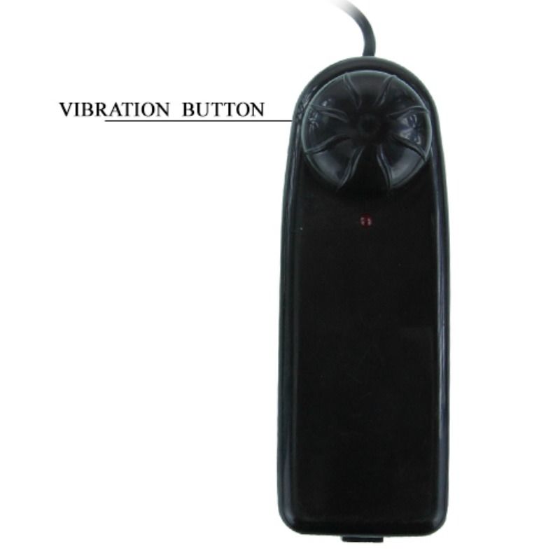 Baile Vibration Inflatable Penis expands with air pump and delivers multi-speed vibrations. Features realistic texture, suction cup, and hands-free pleasure.4