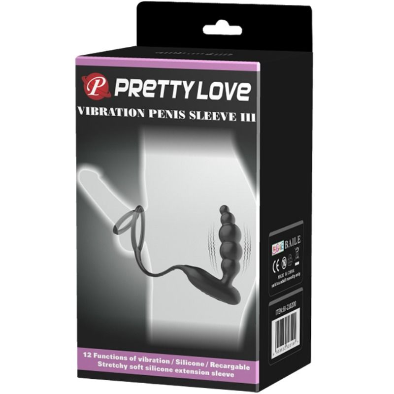 PRETTY LOVE - DelighToys – Prostate Stimulator Ring and Vibrator