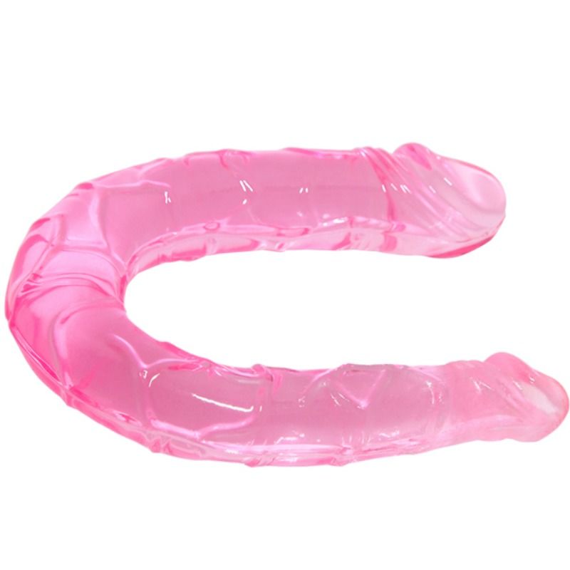Enjoy dual stimulation with Baile Double Dong Dildo. Compact, textured, and travel-friendly. Ships UK & EU. Order now for versatile pleasure!2