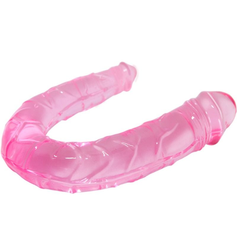 Enjoy dual stimulation with Baile Double Dong Dildo. Compact, textured, and travel-friendly. Ships UK & EU. Order now for versatile pleasure!3