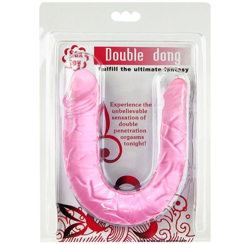 Enjoy dual stimulation with Baile Double Dong Dildo. Compact, textured, and travel-friendly. Ships UK & EU. Order now for versatile pleasure!5