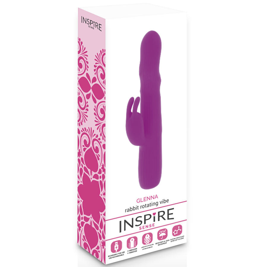 Inspire Sense - Glenna Vibrator Rabbit Purple